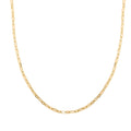 14K Yellow Gold 3MM Polished Figaro Paperclip Necklace 20 Inches 5.40 Grams - Sticky add to cart bar