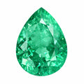 Certified & Appraised AAAA Boyaca Colombian Emerald (Pear Free Size) 3.00 ctw - Sticky add to cart bar