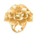 24K Yellow Gold Floral Ring (Size 10.0) 7.90 Grams (Del. in 15-20 Days) - Sticky add to cart bar