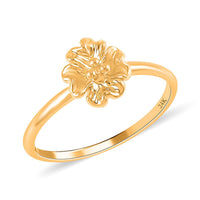 Doorbuster 24K Yellow Gold Electroform Floral Ring (Size 10.0) (1 g)