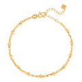 24K Yellow Gold 3.5mm Beaded Bracelet (6.50-8.00In) (5.40 g) - Sticky add to cart bar
