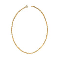 24K Yellow Gold 4mm Link Chain Necklace (20 Inches) (16.15 g) - Sticky add to cart bar