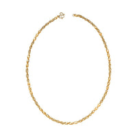 24K Yellow Gold 4mm Link Chain Necklace (20 Inches) (16.15 g)