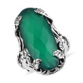 Artisan Crafted Verde Onyx Ring in Sterling Silver 14.65 ctw - Sticky add to cart bar