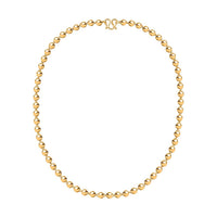 24K Yellow Gold 6mm Beaded Necklace (20 Inches) (34.25 g)