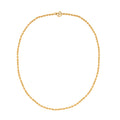 24K Yellow Gold Electroform 3mm Beaded Necklace 18 Inches 10.70 Grams - Sticky add to cart bar