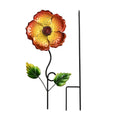 Green and Orange Flower Pattern Outdoor Garden Decoration (7.67"x2.36"x36") - Sticky add to cart bar