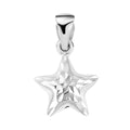 950 Platinum Electroform Star Pendant, 950 Platinum Pendant, Electroform Pendant, Diamond Cut Pendant, Gifts For Her 1 Grams - Sticky add to cart bar