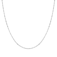 Rhapsody Mirror-finish Twist Link Chain Necklace in 950 Platinum 2.70 Grams 22 Inches