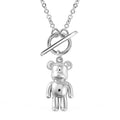 950 Platinum Teddy Bear Necklace (20 Inches) with Lobster Lock (6.50 g) - Sticky add to cart bar