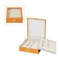 Yellow Faux Leather New Design Dragon Skin 2 Layer Ring Box - Sticky add to cart bar