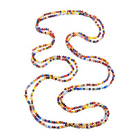 Multi Gemstone 350.00 ctw Beaded Endless Necklace 100 Inches