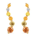 14K Yellow Gold Multi Diamond SI Stud Earrings 1.25 ctw - Sticky add to cart bar