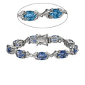Color Change Fluorite (IR) Bracelet in Platinum Over Sterling Silver (6.50 In) 19.60 ctw - Sticky add to cart bar