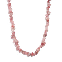 Tanzanian Natronite Chips Necklace 20 Inches in Sterling Silver 143.50 ctw