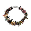 Multi-Tourmaline Chips Bracelet in Sterling Silver (7.25 In) 120.25 ctw - Sticky add to cart bar