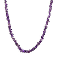 Tanzanian Natronite Chips Necklace 20 Inches in Sterling Silver 143.50 ctw
