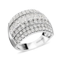 Modani 14K White Gold Diamond (G-SI2) Ring (Size 10.0) (7.20 g) 3.00 ctw