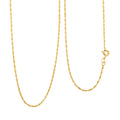 10K Yellow Gold Singapore Chain Necklace with Spring Ring Clasp - Sticky add to cart bar