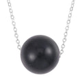 Mangoro Aquamarine Necklace 18 Inches in Rhodium Over Sterling Silver 18.50 ctw - Sticky add to cart bar