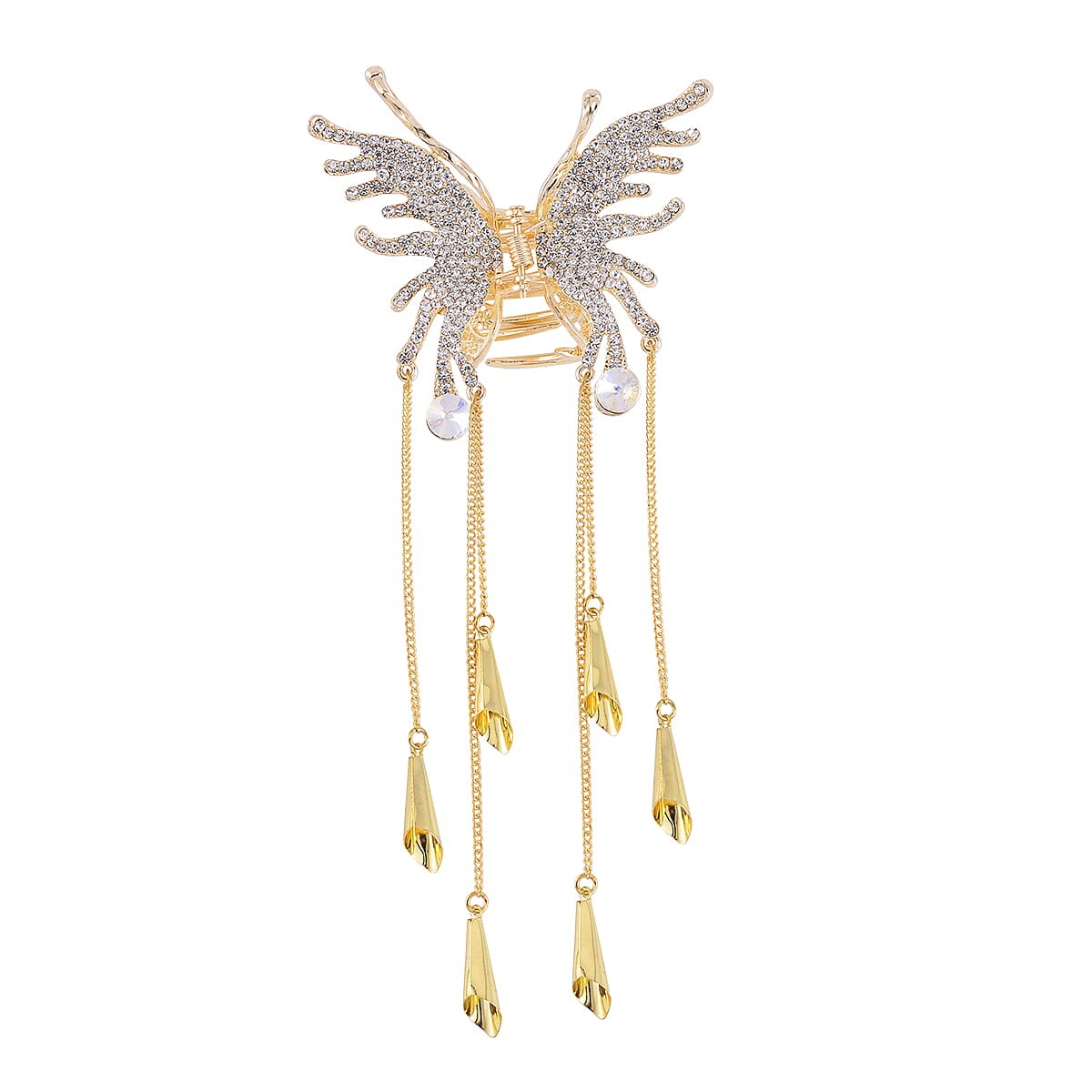 Austrian Crystal Hair Pin in Goldtone