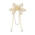 Austrian Crystal Hair Pin in Goldtone - Sticky add to cart bar