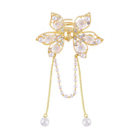 Austrian Crystal Hair Pin in Goldtone