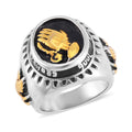 Fashionable Ring in ION Plated YG and Stainless Steel - Sticky add to cart bar