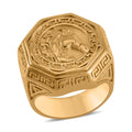 Horse Head Men's Ring in ION Plated YG Stainless Steel - Sticky add to cart bar