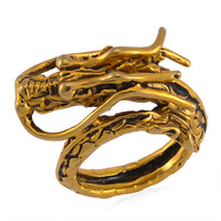 Dragon Men's Ring in ION Plated YG Stainless Steel (Size 11.0)