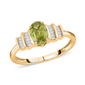 Luxoro 14K Yellow Gold AAA Sava Sphene Diamond Timeless Ring - Sticky add to cart bar