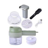 Homesmart 4-in-1 Handheld Rechargeable Food Chopper with USB Cable (Battery Capacity 1500mAh)