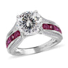 Moissanite & Niassa Ruby