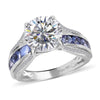 Moissanite & Tanzanite