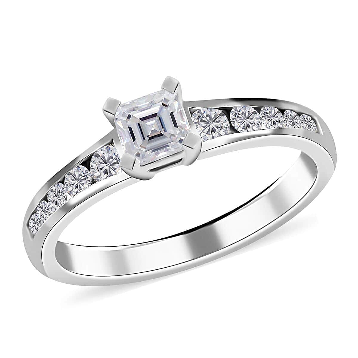 Modani 950 Platinum E-F VS Diamond Ring 4.55 Grams 0.75 ctw (Del. in 15-20 Days)