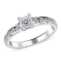 Modani 950 Platinum E-F VS Diamond Ring 4.55 Grams 0.75 ctw (Del. in 15-20 Days)