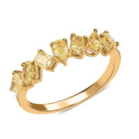 Modani 18K Yellow Gold Natural Yellow Diamond VS Ring 0.40 ctw (Del. in 15-20 Days)