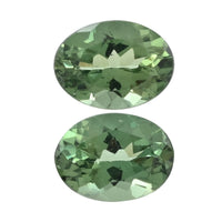 AAA Green Apatite Set of 2 (Ovl 7x5 mm) 1.30 ctw