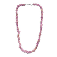 Tanzanian Natronite Chips Necklace 20 Inches in Sterling Silver 143.50 ctw