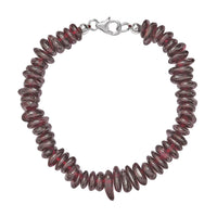 Orissa Rhodolite Garnet Chips Bracelet in Sterling Silver (7.25 In) 135.00 ctw