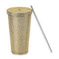 Champagne Color Reusable Cup with Straw 18oz - Sticky add to cart bar