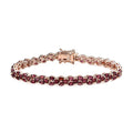 Anthill Garnet Bracelet in Vermeil Rose Gold Over Sterling Silver (6.50 In) 8.10 ctw - Sticky add to cart bar