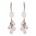 Galilea Rose Quartz Earrings in Sterling Silver 24.00 ctw - Sticky add to cart bar