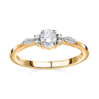 Iliana 18K White Gold Diamond (G-H, SI) Ring (Size 6.0) 0.50 ctw