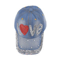 Silver Shinning Crystal and Big Lace Flower Cap with Velcro Fasteners (Adjustable Strap) - Sticky add to cart bar