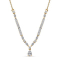 D'Joy Moissanite 2.60 ctw Necklace 18 Inches in Vermeil Yellow Gold Over Sterling Silver - Sticky add to cart bar