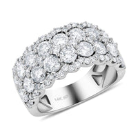 Modani 14K White Gold Diamond (SI1-SI2) Ring (Size 10.0) (6.20 g) 3.00 ctw