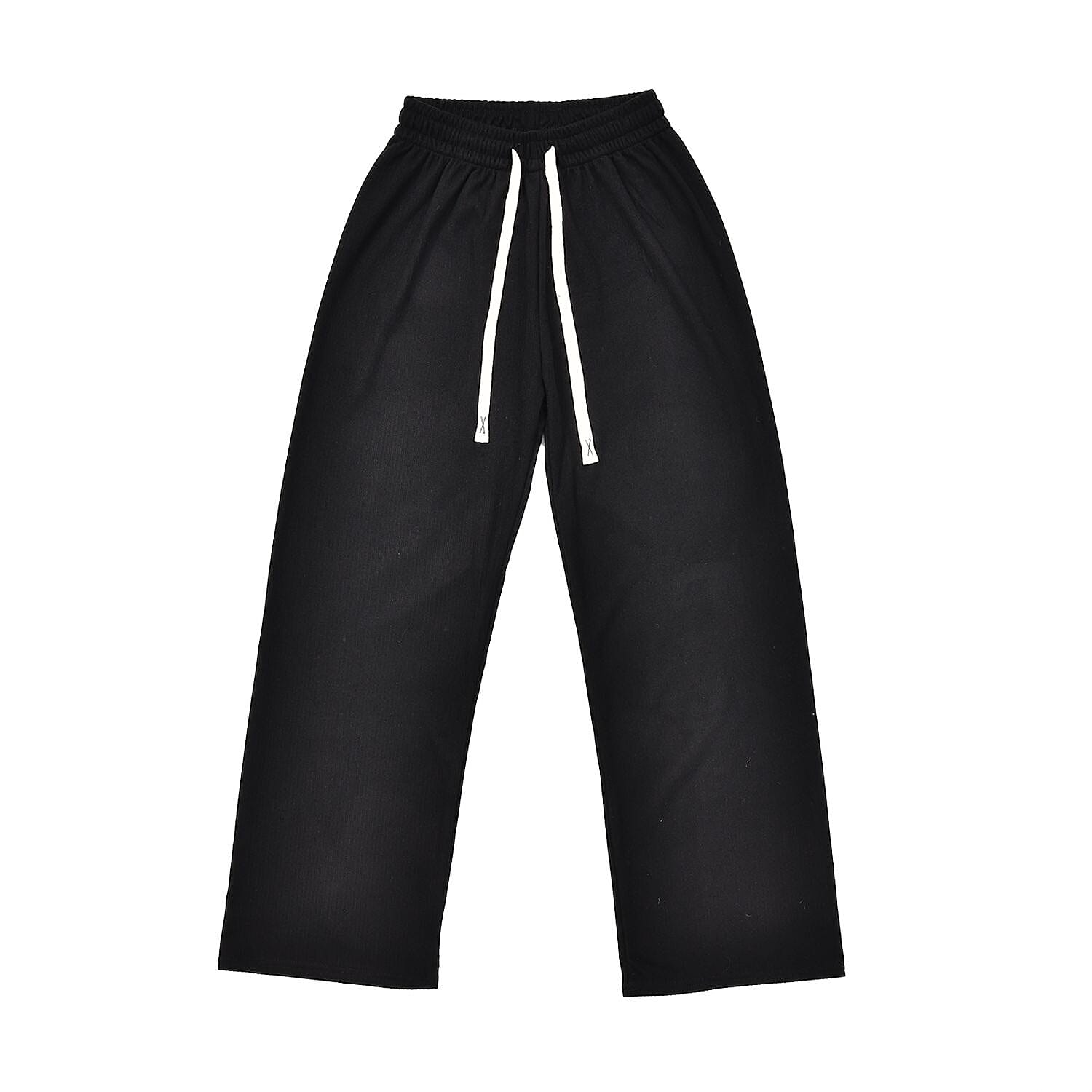 Black Stretch Lounge Pant - S/M