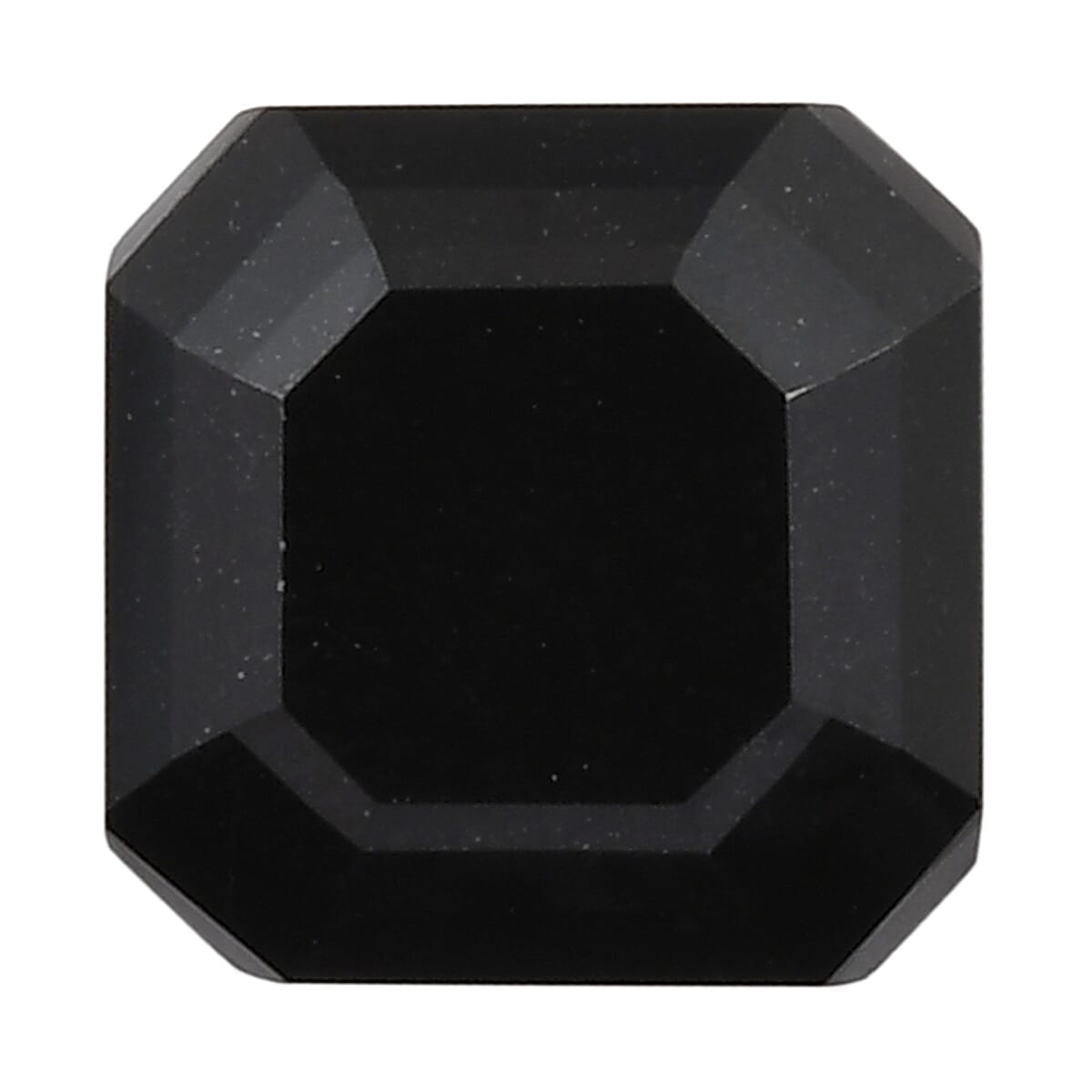 Asscher Cut Thai Black Spinel (Oct 11x11 mm) 6.11 ctw