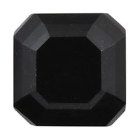 Asscher Cut Thai Black Spinel (Oct 11x11 mm) 6.11 ctw